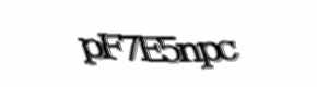 Security check image, please type the characters shown